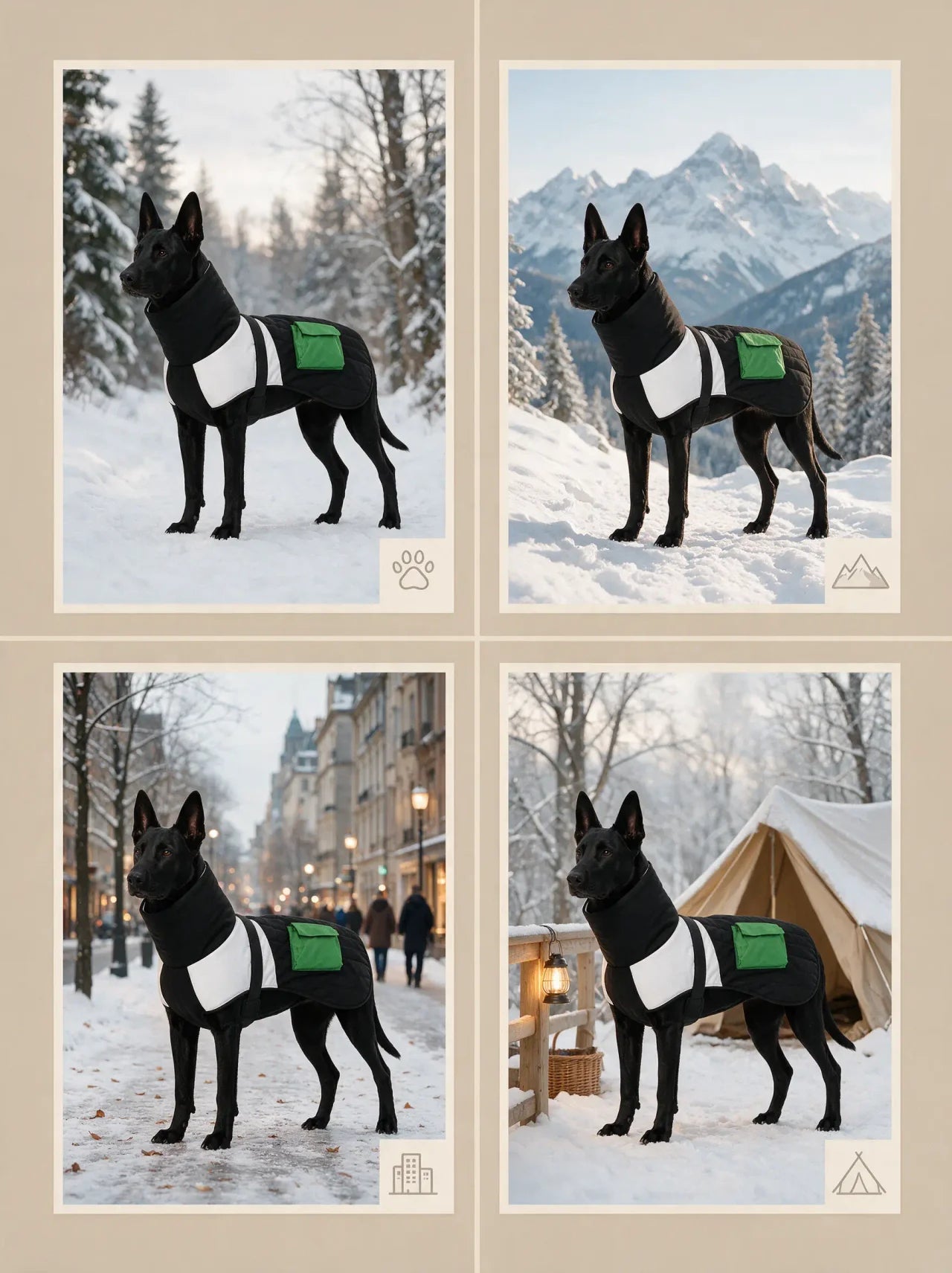 Manteau Hiver Premium Imperméable pour Chien