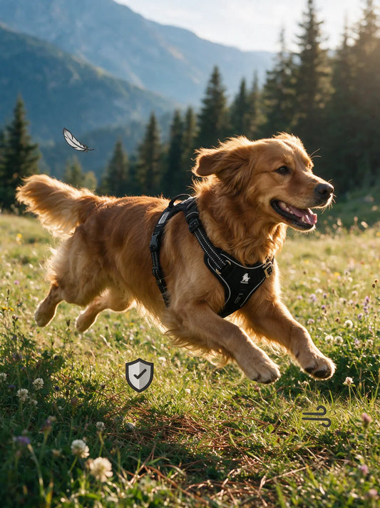 Harnais  réfléchissant & ultra-résistant pour chien