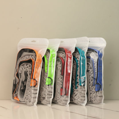 Les différents coloris disponibles de la laisse de course mains libres KAIRO Pets pour chien.